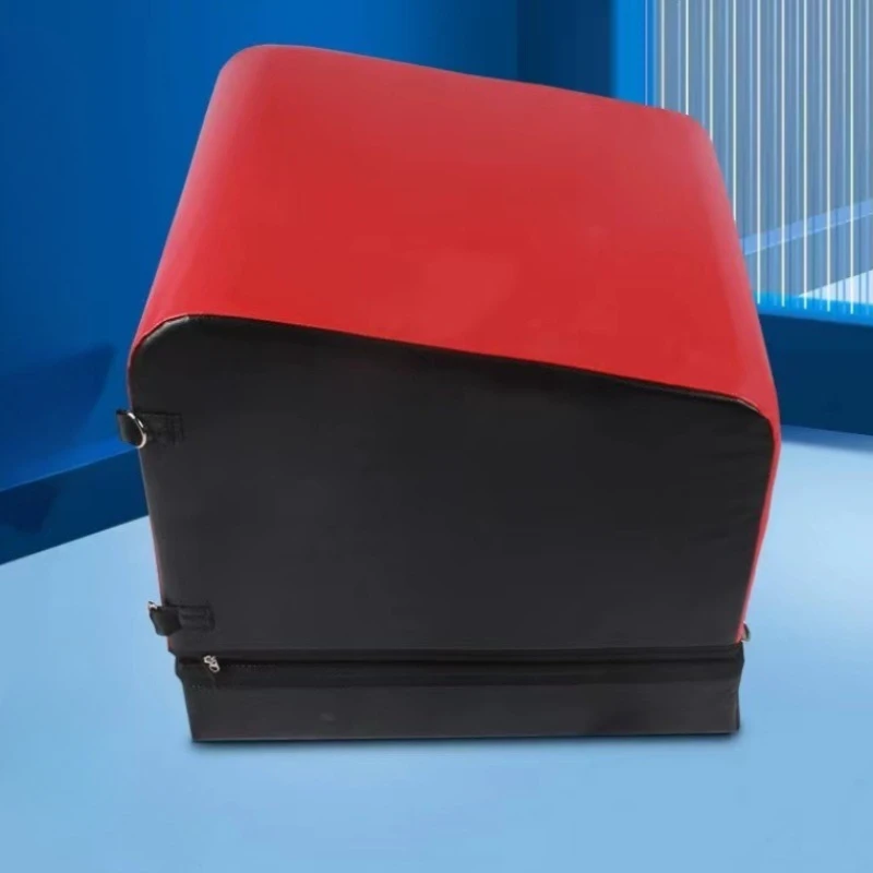 Multifunctional Hip Push Box Waterproof Durable Hip Bridge Box Leather Professional Jumping Boxes Portable Fitness Equipment