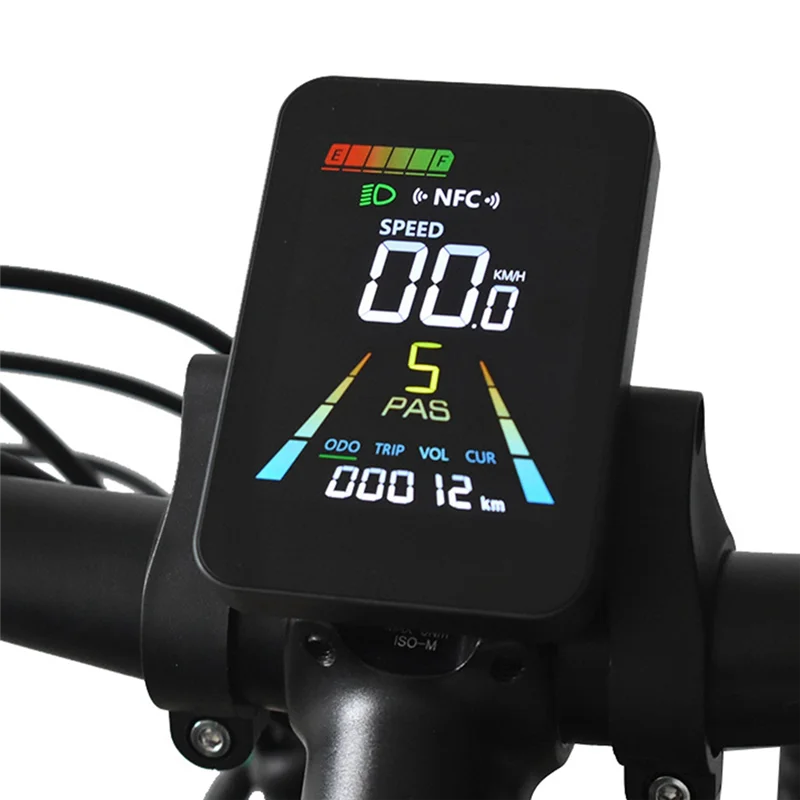 F3 Electric Scooter Color LCD Display NFC UART Interface 24V/36V 48V/60V E-Bike Meter Speedometer Sensor Module SM5+ 2PIN