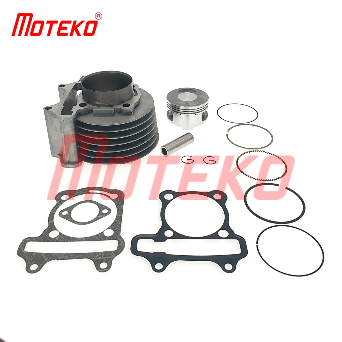 BX1405283 GY6 175CC 62MM BIG BORE CYLINDER KIT AND PISTON 15MM PIN SCOOTER ENGINE PARTS FOR 157QMJ CHINESE SCOOTERS ATV GO KART