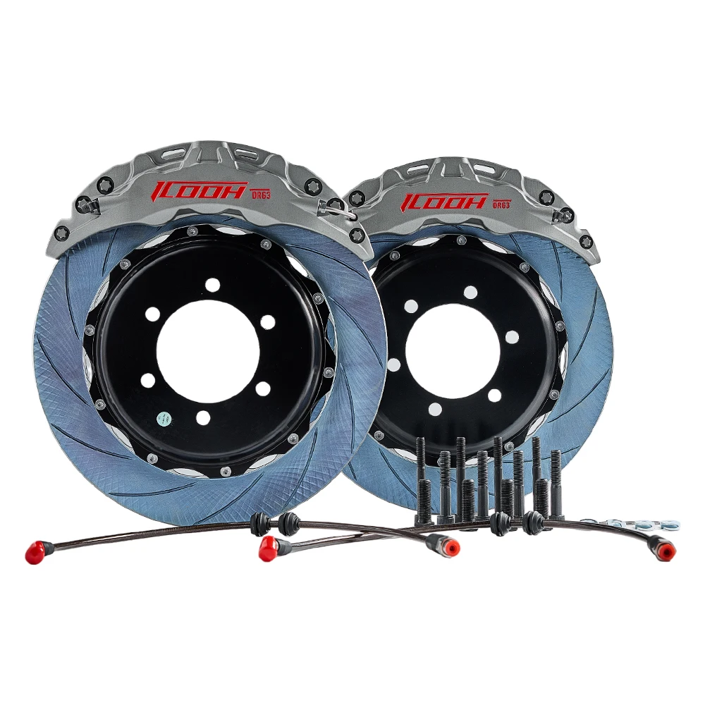 High Performance Private Label  DR6 Six Piston Brake Caliper Kit for BMW E90 E92 E93