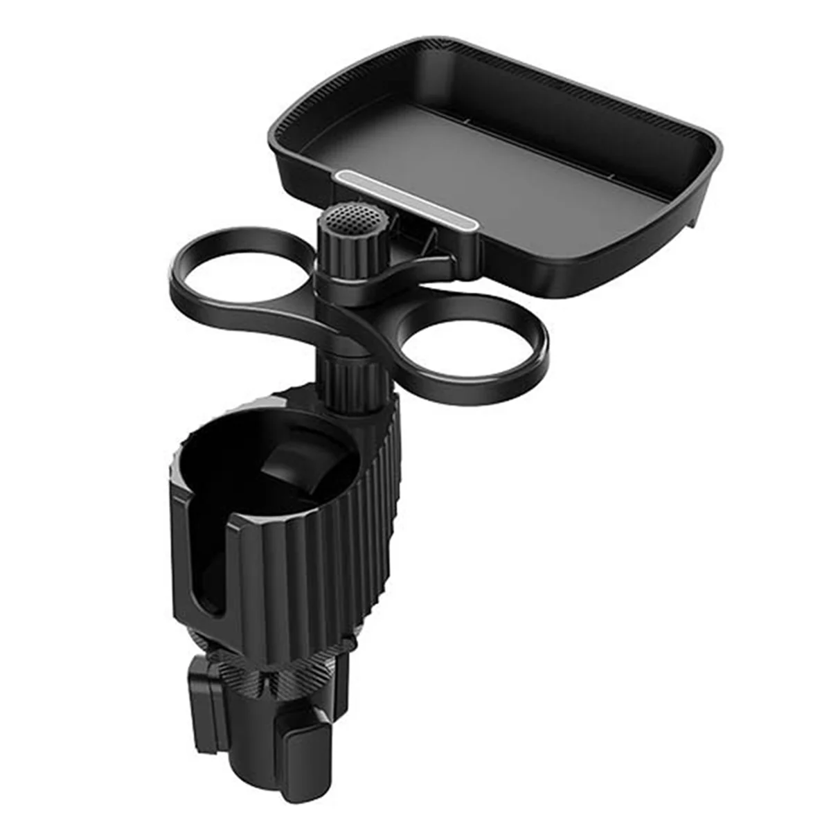 

BAAA-Car Cup Holder Expander Tray with Detachable Car Cup Holder Tray, Car Food Trays for Eating &Cup Holder Tray Table