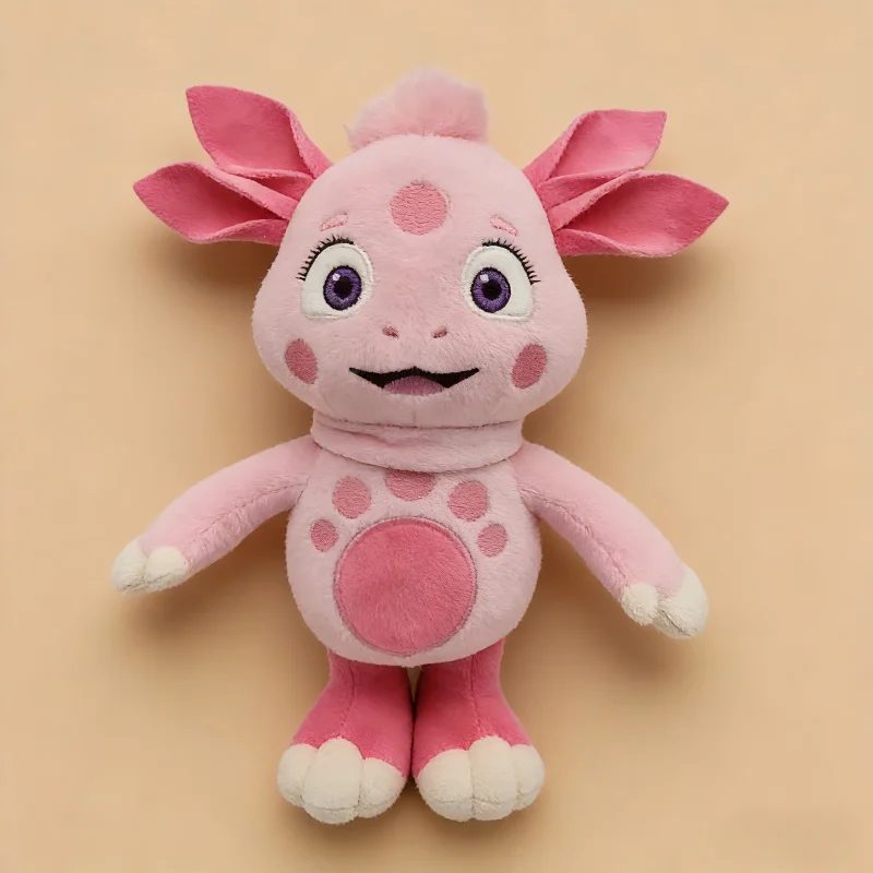 

Cute Pink Monster Plush Doll 30cm Soft Stuffed Fantasy Creature Toy with Big Ears Lovely Kids Christmas Gift for Cartoon Fans