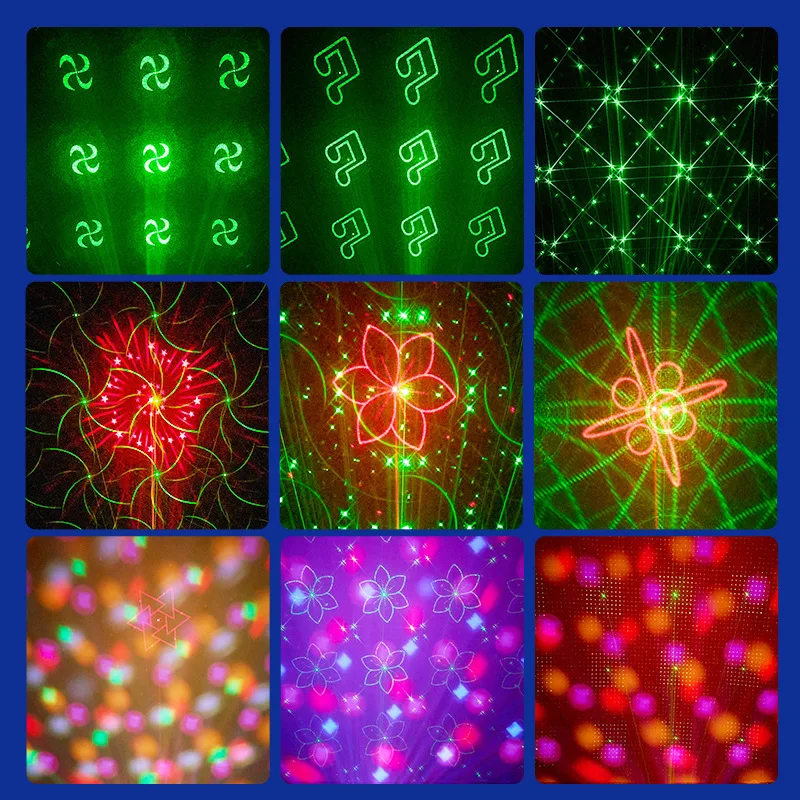 New double-headed magic ball colorful LED stage light KTV family atmosphere light strobe voice-activated bar light