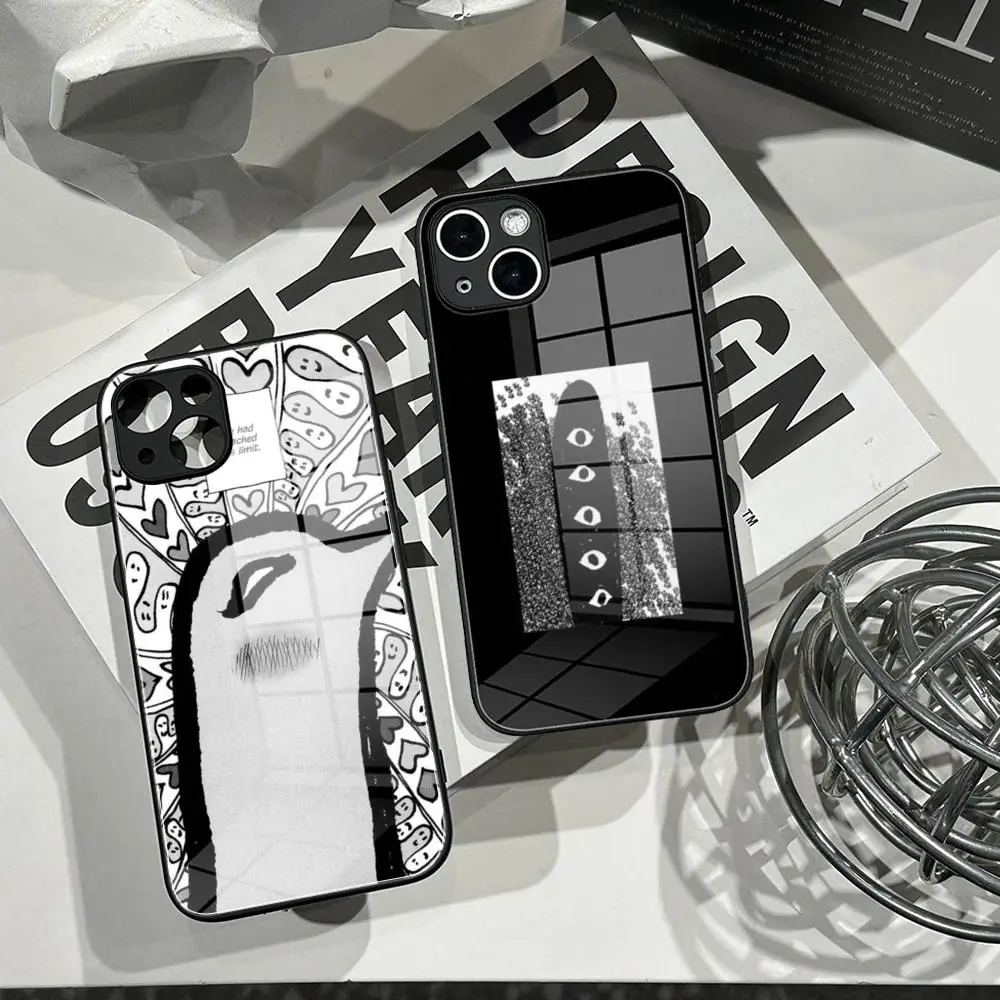 

HD Glass phone case Goodnight Punpun Hot Comics Transparent TPU Phone Case for iPhone 17 11 12 13 14 15 16 Pro Max 16 Plus Cover