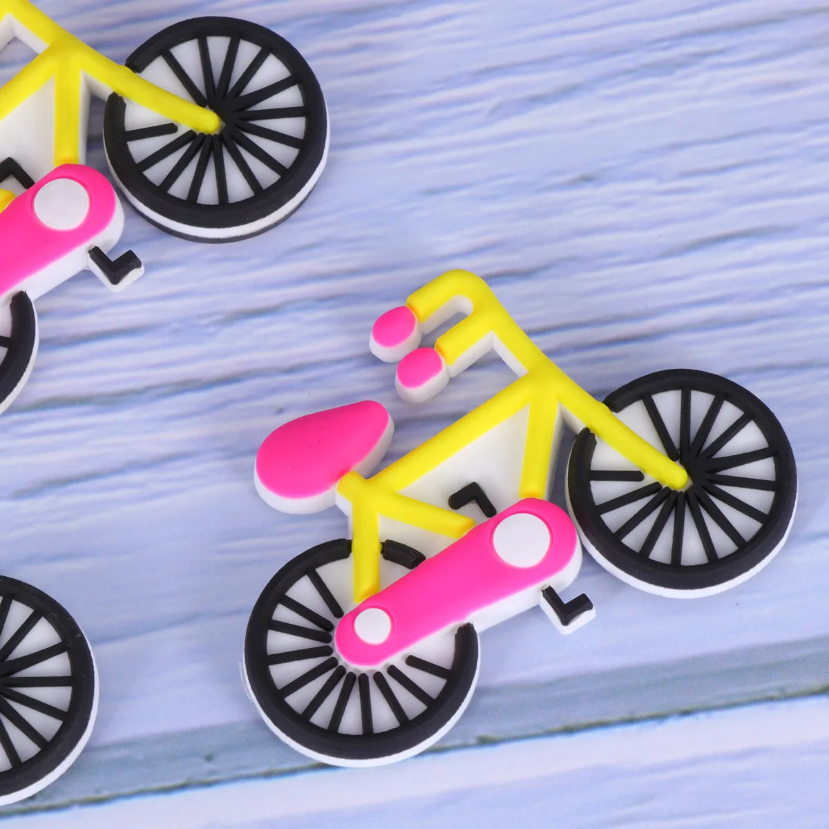 

5pcs Creative Cartoon Bike Refrigerator Magnets Whiteboard Magnetic Stickers Colorful Teens Adults Gift Hold Notes Photos