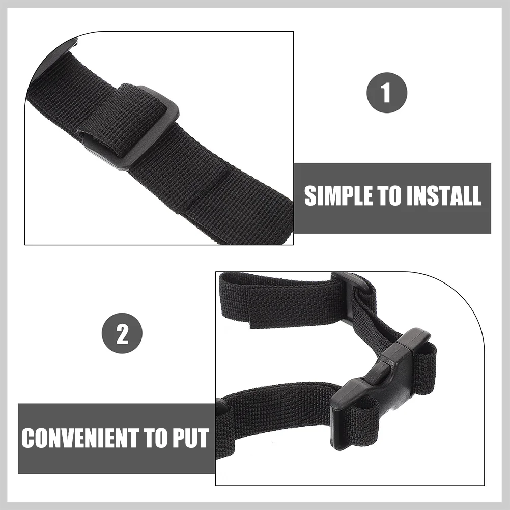 4pcs 조정 가능한 AntiSlip 아코디언 기어 스트랩 배낭 어깨 가슴 버클 후크 클립 블랙 쉬운 설치