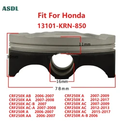 For HONDA Motorcycle CRF250 CRF 250 Piston and Rings Set STD 78mm CRF250X AB AA AC-B AC-A CRF250R 13101-KRN-850