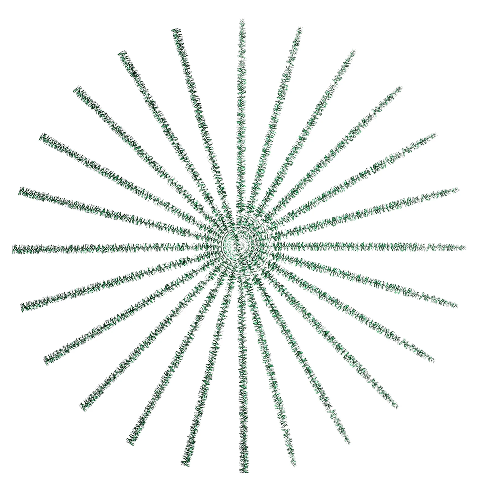 

200pcs Glitter Sticks Diy Craft Material Colorful Stem Twisted Sticks Kids Party Favors Birthday Decoration Green