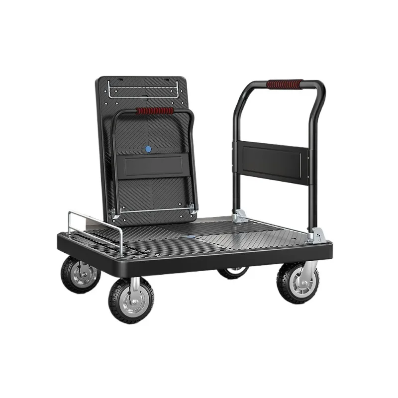 

Pull trolley Pull trolley Folding portable handling Household flat panel pick-up express trolley