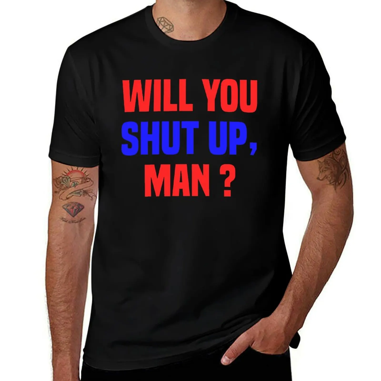 WILL YOU SHUT UP MAN DEBATE 2020 T-Shirt Plus Size Loose Fit T-Shirt