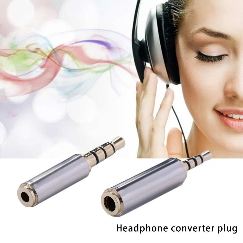 Headphone Male to Female 3.5 mm Plug Converter 2.5 mm to 3.5 mm Audio Connector Audio Adapter Audio Plug Earphone Amplifier