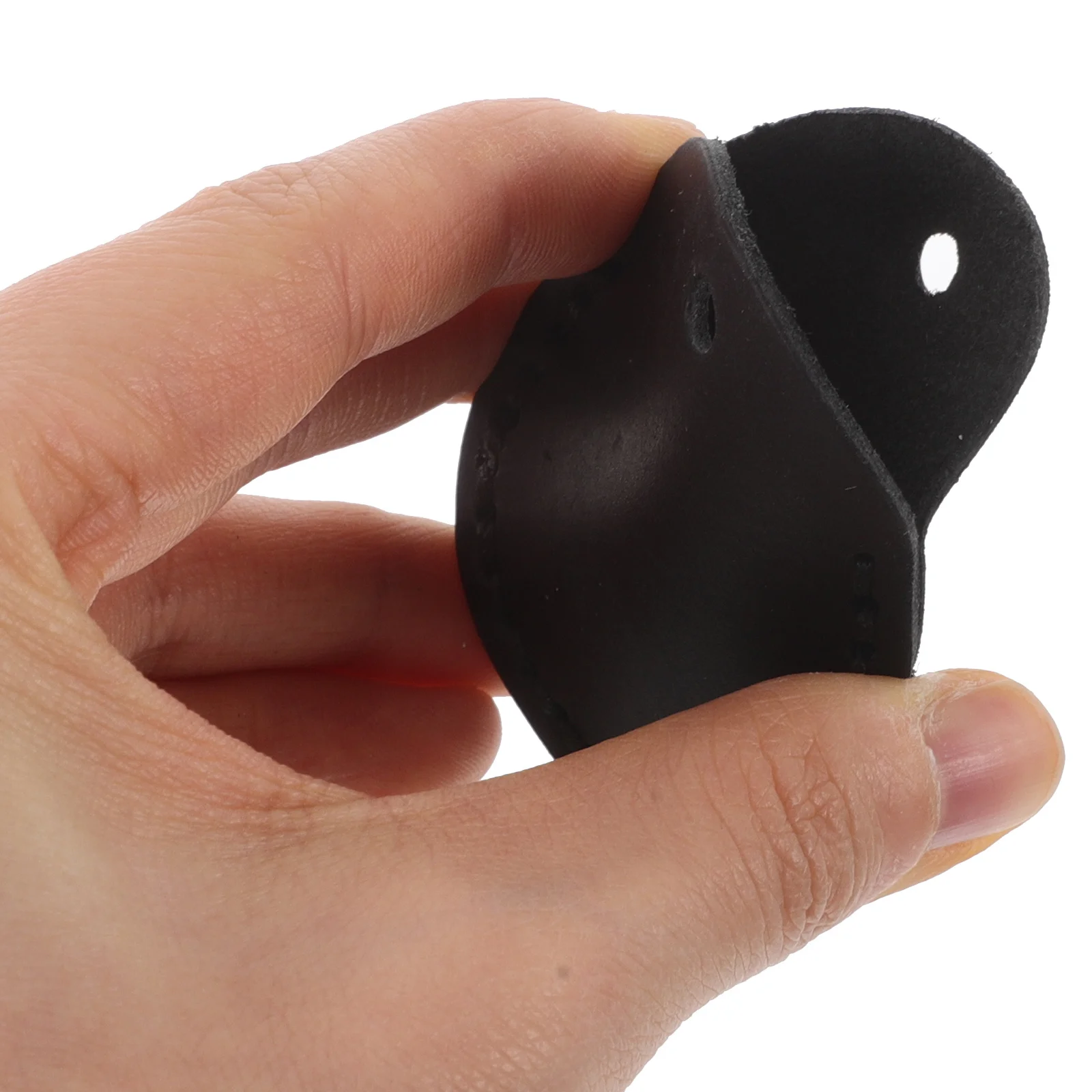 3Pcs Vintage PU Keychain Card Holder Handmade Access Card Sleeve Smart Key Fob Protector Small Wallet Charm Storage Bag