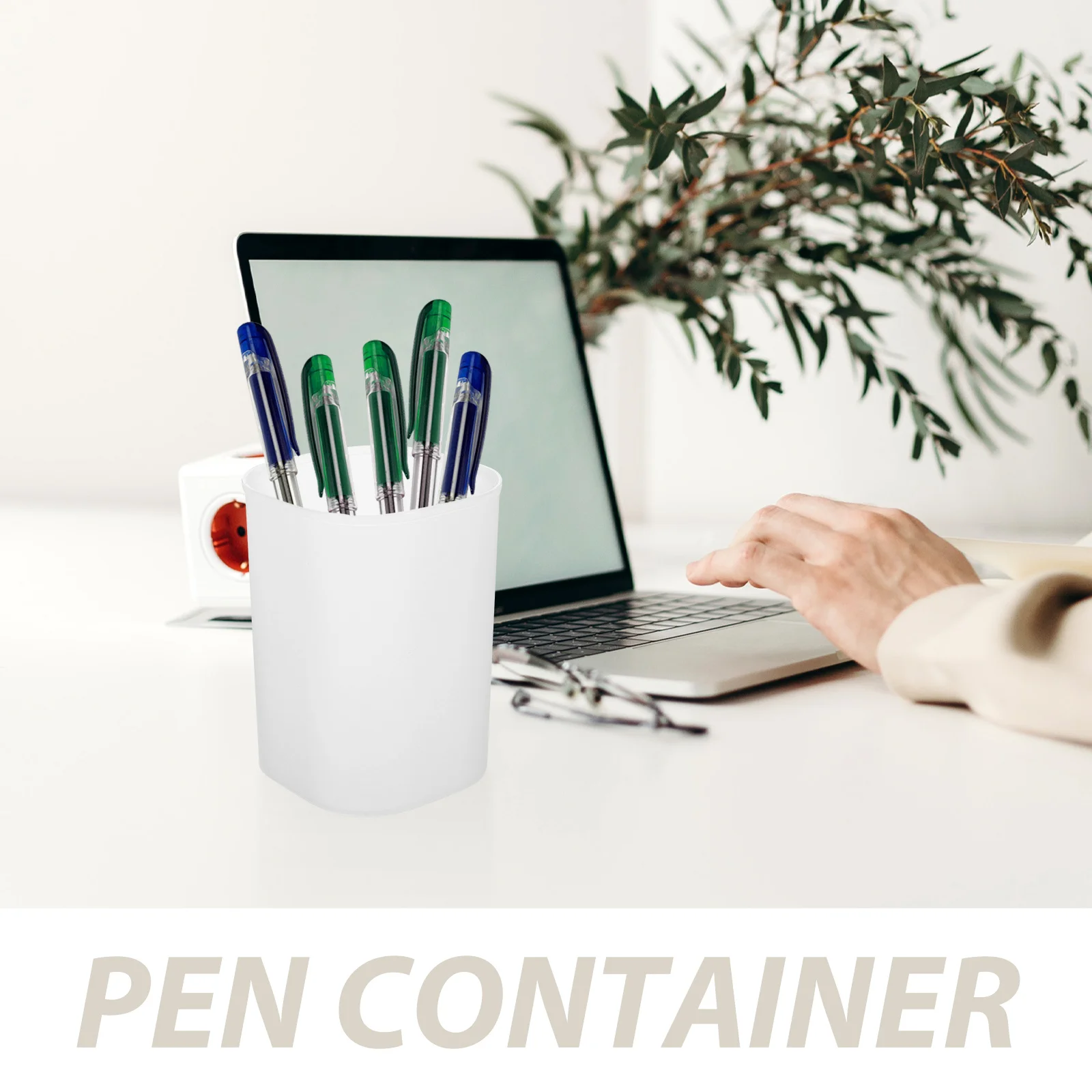 

10Pcs Pencil Holder Desk Pen Organizer Large Capacity Stationery Storage Container Multifunctional Desktop Storage Box