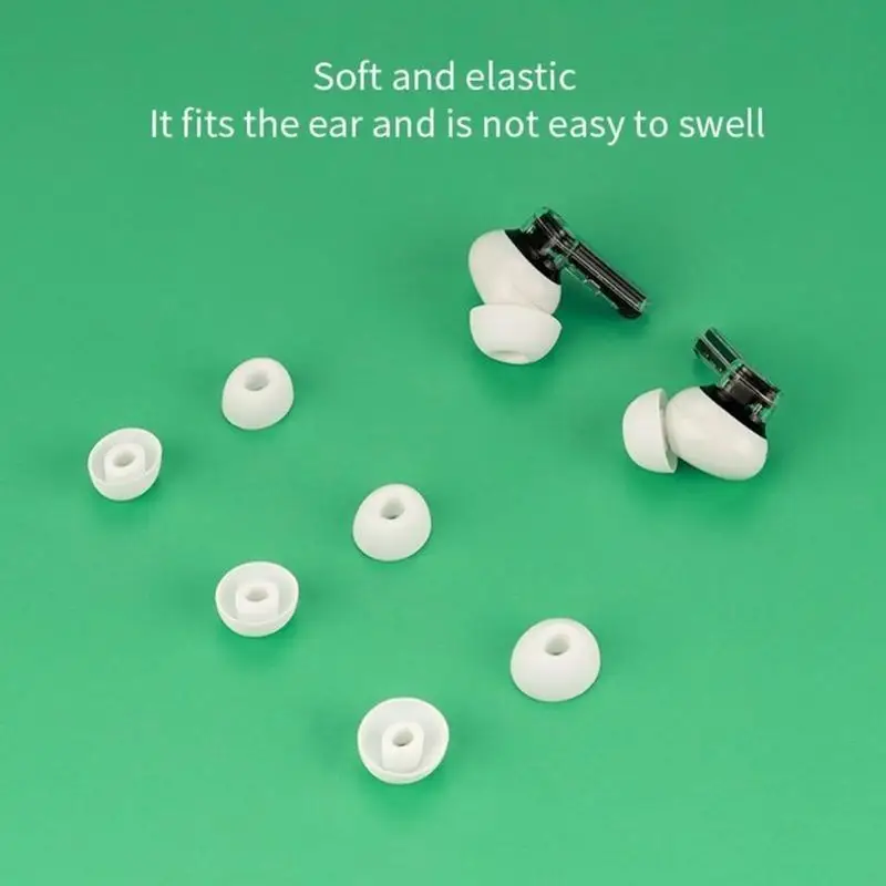 Противоскользящие водонепроницаемые сменные затычки для ушей, набор накладок для наушников-вкладышей, силиконовый чехол для наушников-вкладышей, чехол для ушей (2) (1)