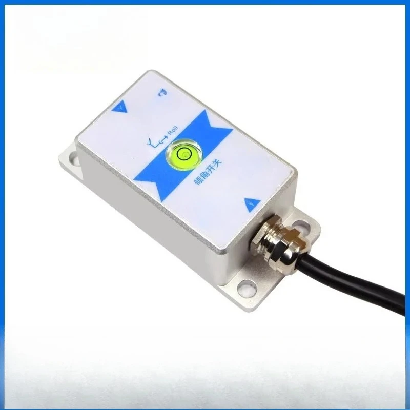 SINRT 2 Axis Inertial Sensor Industrial Level Inclinometer Relay Switch Horizontal/Vertical Installation 12V for Tilt Angle