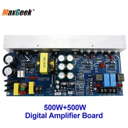 Maxgeek 1000W Digital Amplifier Board Stereo 2 Channel Power Amp Board 500W+500W with Switching Power Supply
