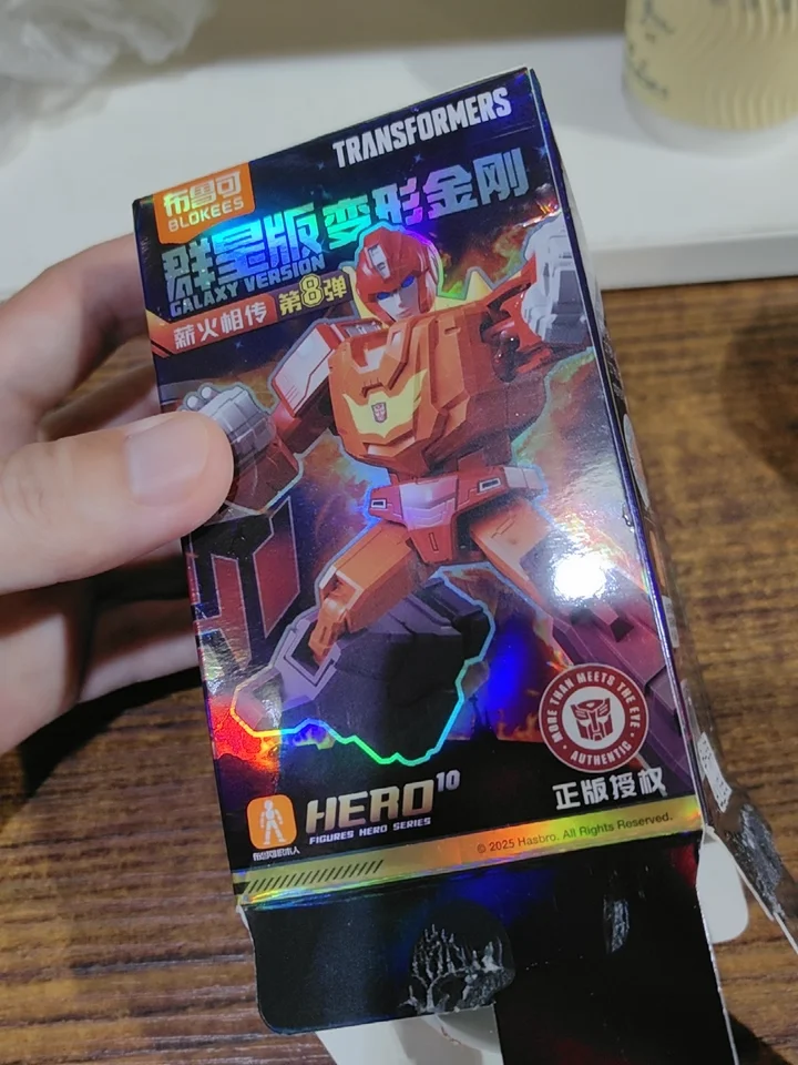 ブロキーズ トランスフォーマー ワン ギャラクシー バージョン 08 コレクタブル ブラインドボックス 組み立て式フィギュア 可動関節付き メタリックバリアント オプティマス