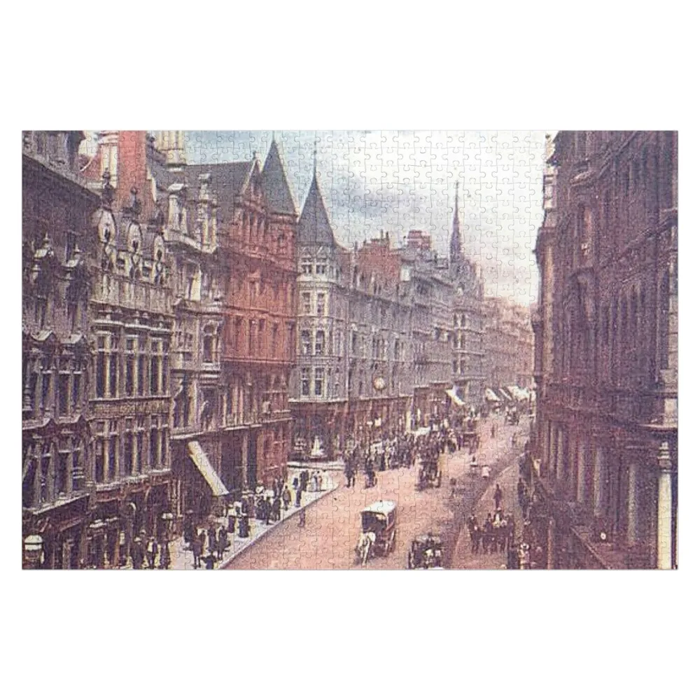 

Corporation Street, Birmingham, West Midlands Jigsaw Puzzle Custom Wooden Name Works Of Art Personalized Toy Baby Toy Puzzle