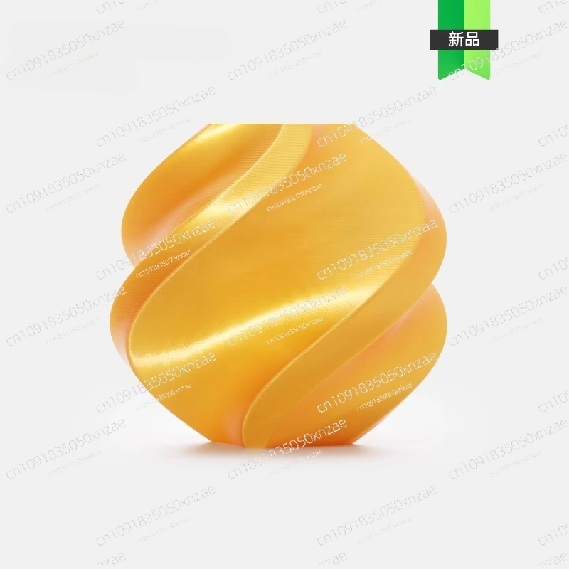 

Silk + glossy silk 3D printing consumables, rich texture and color, easy to print with strength upgrade, aesthetic wire