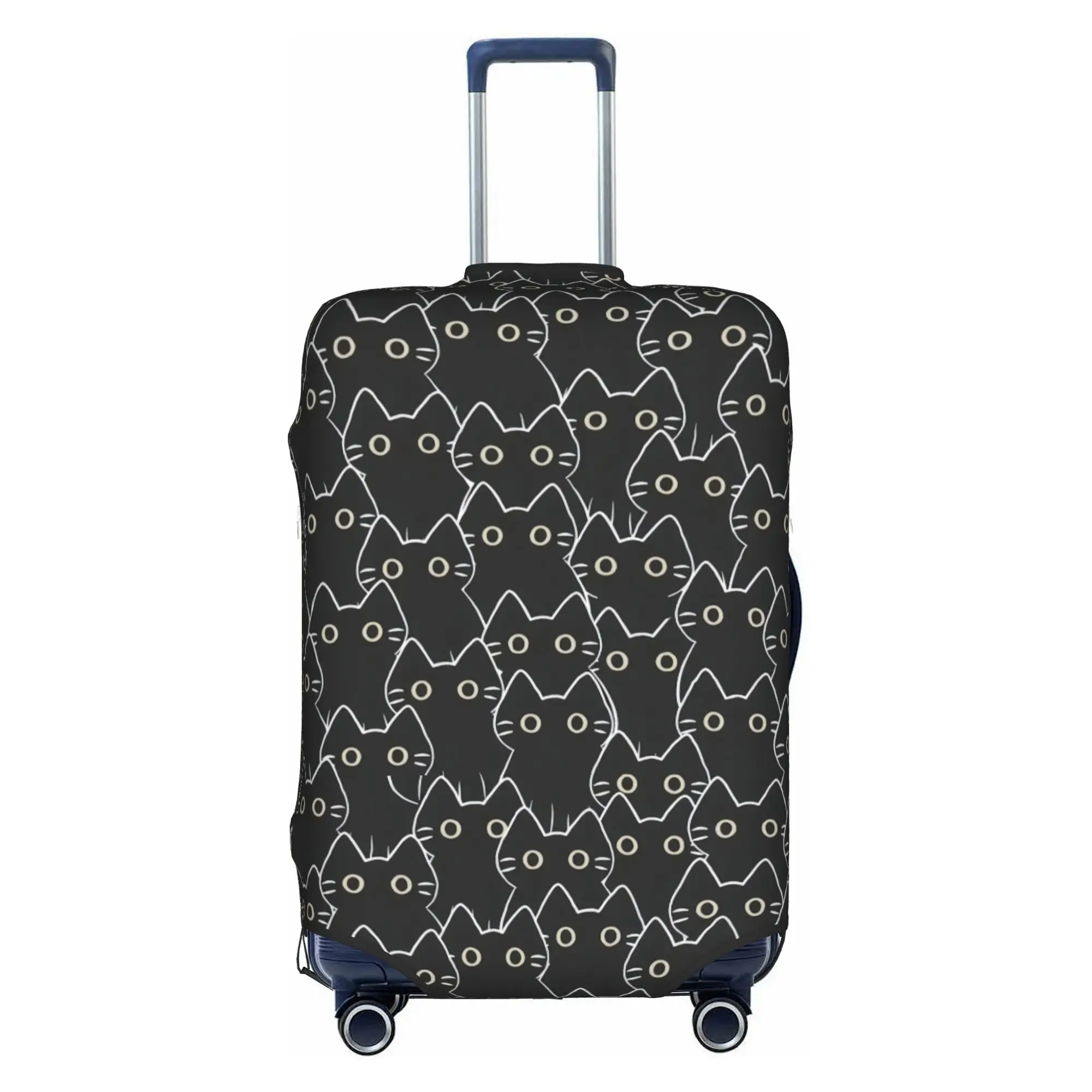 Funny Colourful Creative Cat Printed  Suitcase Cover Washable  Travel Luggage Covers for 18-32 inch