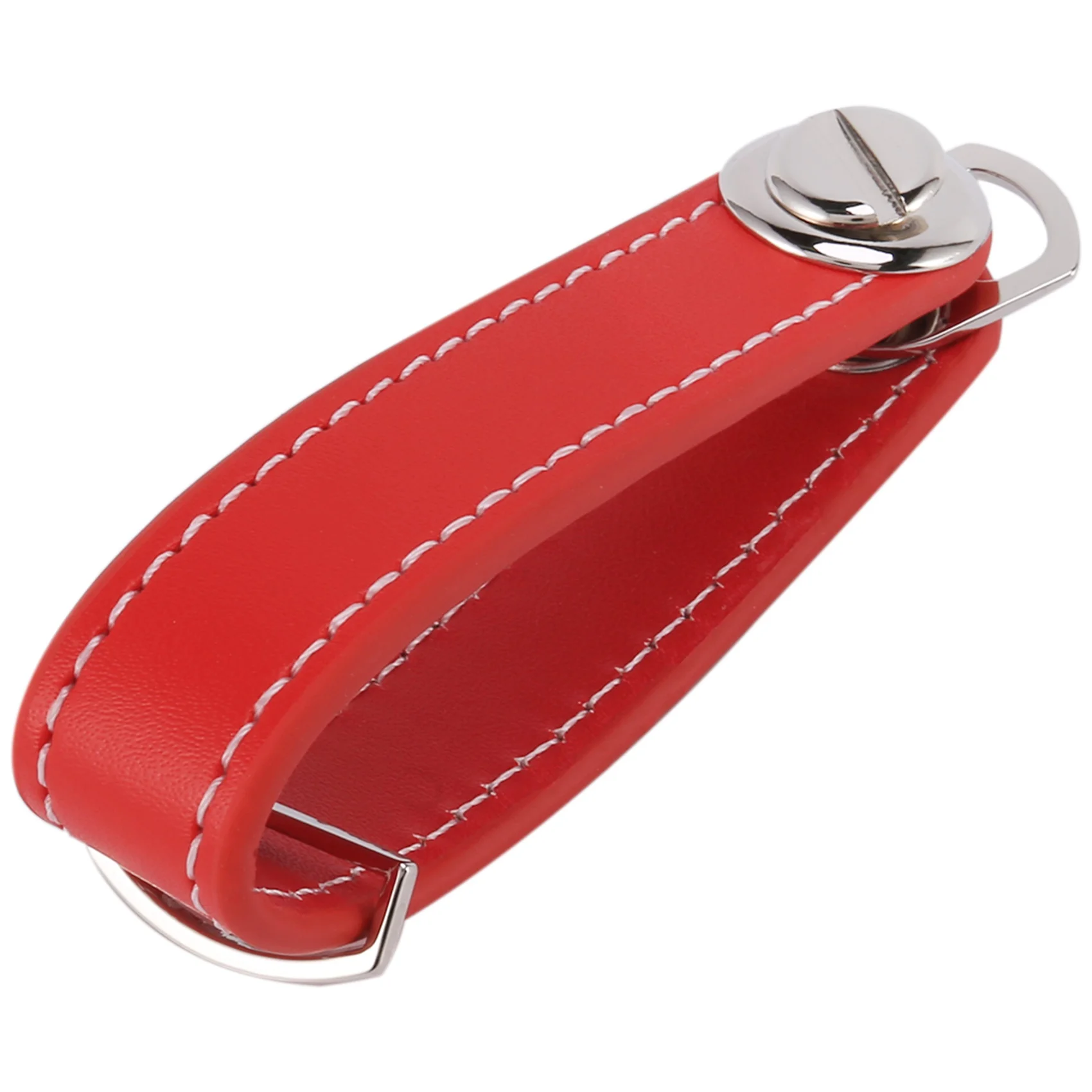 FZFZ Fashion Car Key Pouch Bag Case Wallet Holder Chain Key Wallet Ring Pocket Key Organizer Smart Leather Keychain Red