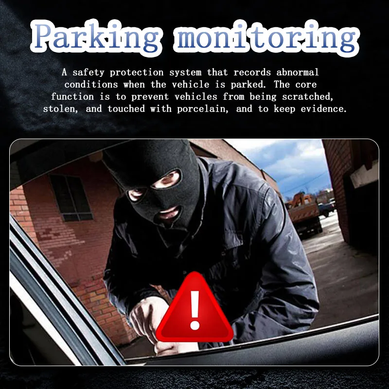 360 ° داش كام للسيارة 3/4 عدسة الجبهة اليمنى كاميرا الرؤية الخلفية للرؤية الليلية 24H وقوف السيارات كاميرا مراقبة سيارة DVR 1080P مسجل فيديو #5