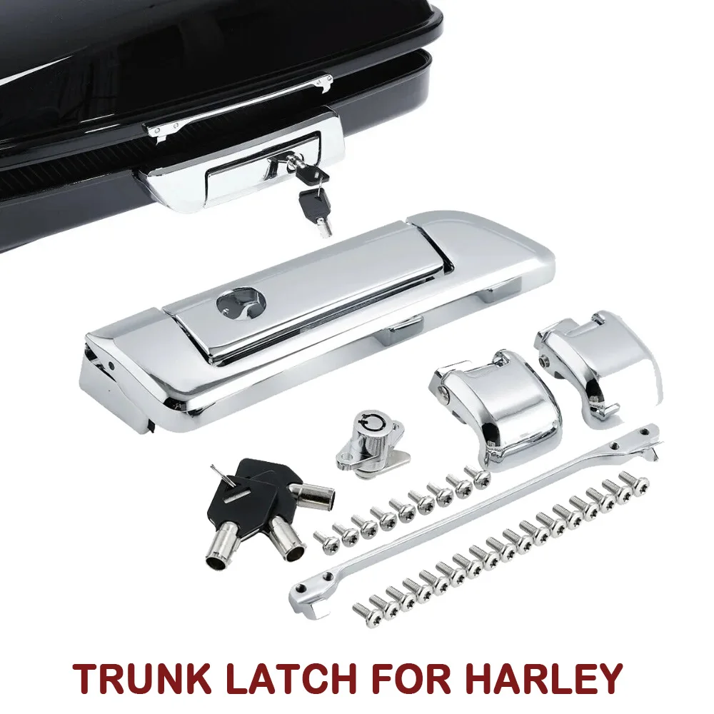 

Motorcycle Tour Pack Trunk Latch For Harley Touring Electra Glide Street Glide Road King Ultra Classic 2014-2024