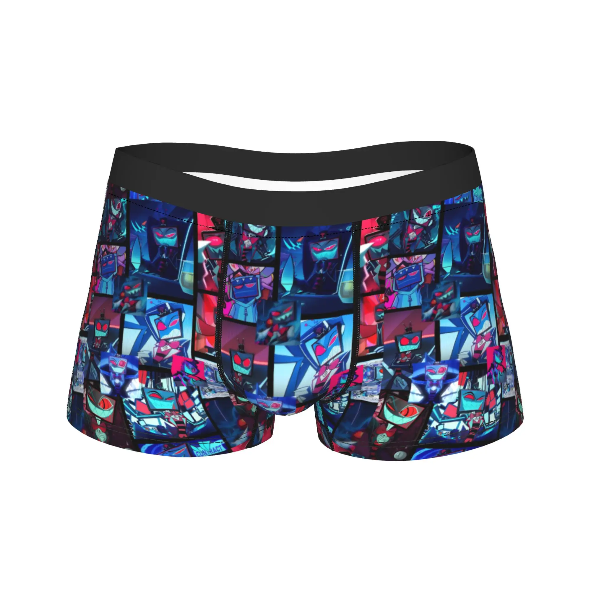 

Men Vox Hazbined Boxer Briefs Shorts Panties Soft Underwear Homme Printed Plus Size Underpants