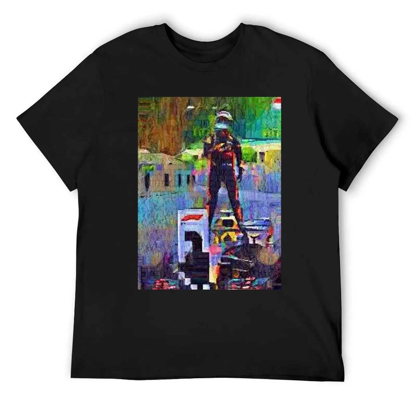 

Hand Painted Picture of Daniel Ricciardo After Winning In Monaco (2018) T-Shirt