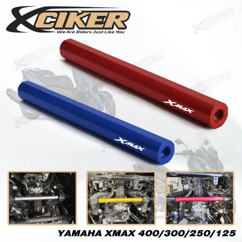 YAMAHA XMAX 400/300/250/125 엔진 섀시 안정기로드 CNC 섀시 리어 스트럿츠 바 오토바이 프레임 브래킷 액세서리 