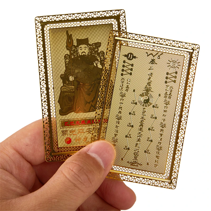 2025 Tai Sui amuleto carta Feng Shui preghiera oro carta esorcista protezione regalo Buddha amuleto sicuro portare ricchezza e tesoro