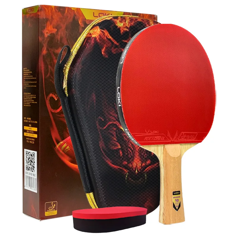 Originele LOKI Tafeltennis Racket Dragon Serie Ping Pong Racket Paddle Bat Professionele 6/7/8/9/10 Sterren voor Alle Niveau Spelers