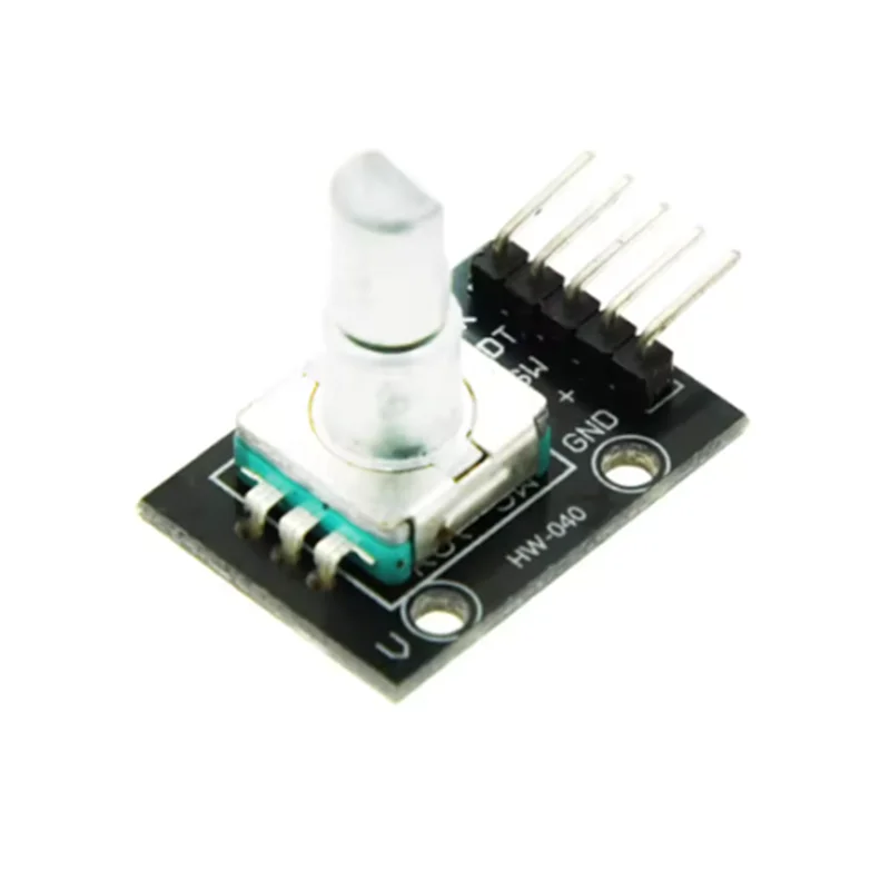 1-10 pces módulo codificador rotativo de 360 graus KY-040 placa de desenvolvimento do sensor de tijolo com botão tampa potenciômetro kit diy para arduino