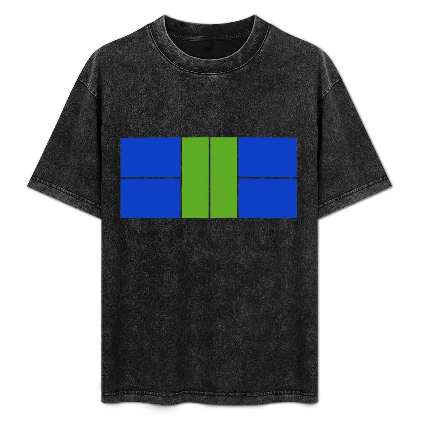 

Pickleball Court Design Green & Blue, No Text T-Shirt cotton tshirt 100% graphic t shirts for man T-Shirt