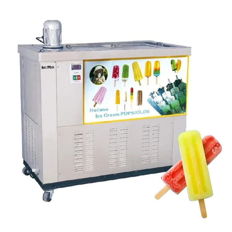 Best sale new 4 mold automatic commercial stainless gelato ice-cream lollipop making ice cream lolly popsicle machine