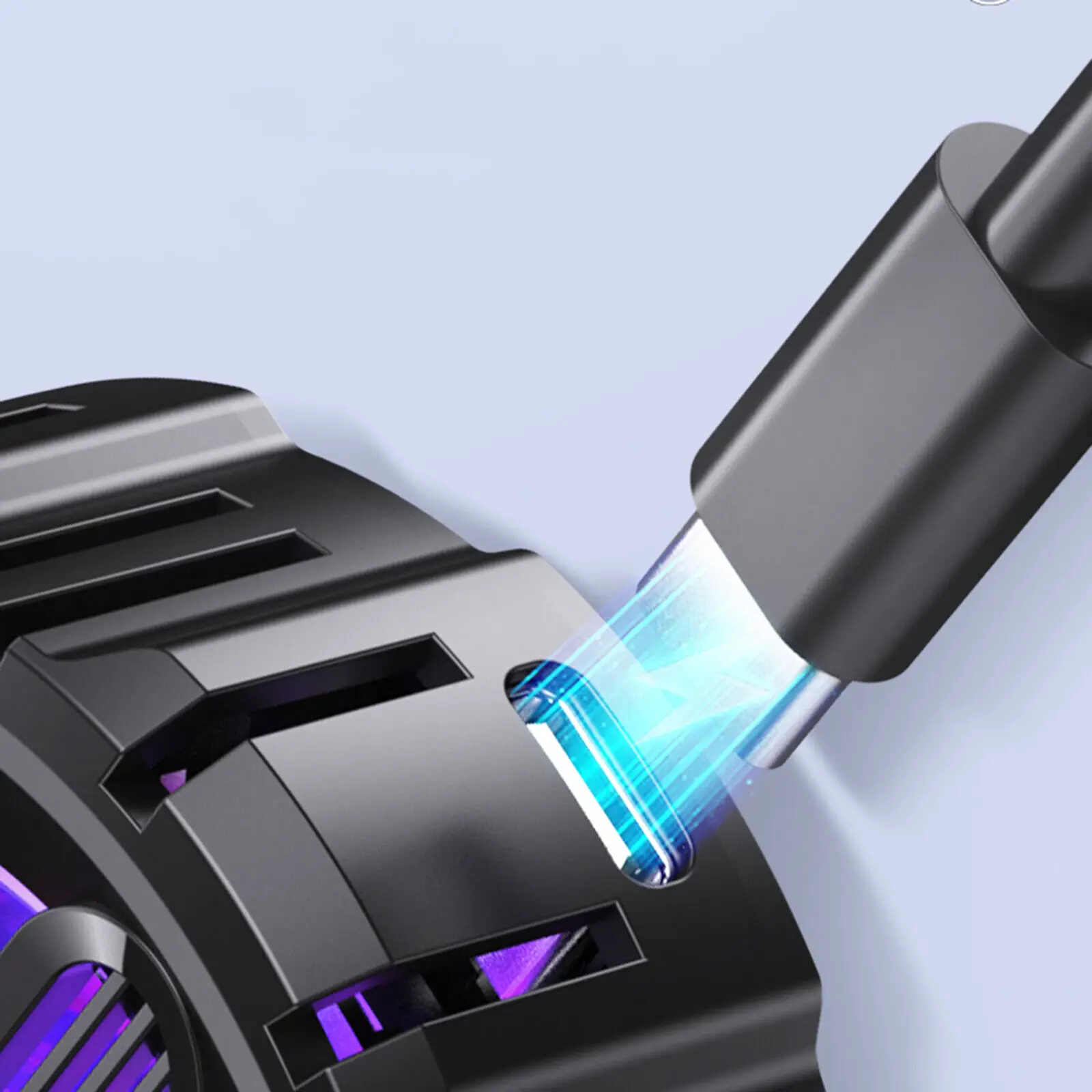 Radiator Semikonduktor Magnetik untuk Ponsel iPad Tablet Turbo Sistem Pendingin Game ABS Badai Kipas Pendingin Cepat Penyerap Panas Suara Rendah