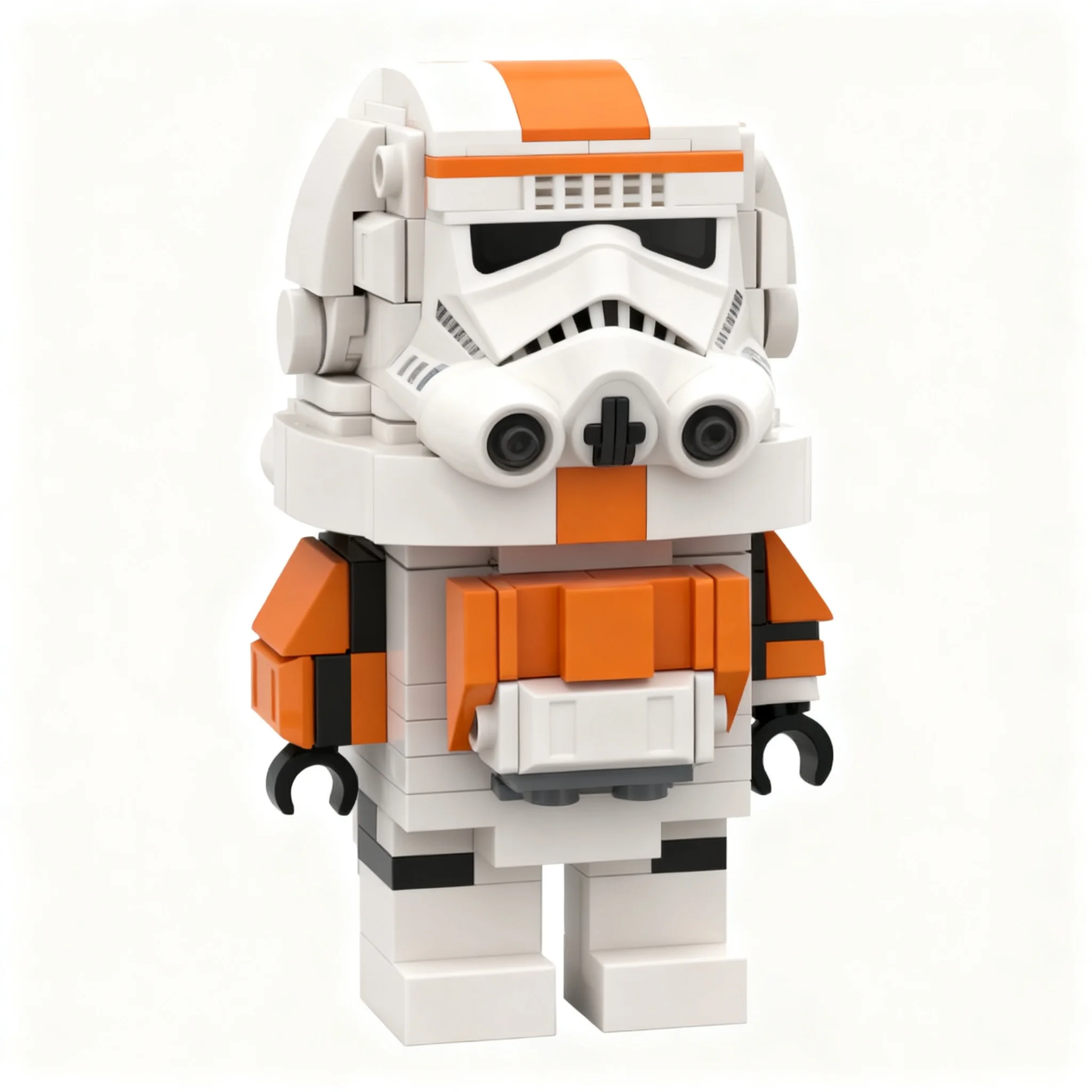 235pcs MOC Commando Boss BrickHeadz Star Battle Model Building Blocks Christmas Gift Assemble DIY Art Birthday Creative Display