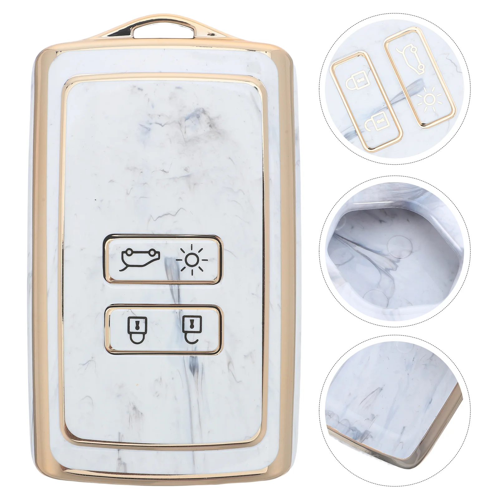 

Tpu Car Key Cover Fob Shell Case Replacement Scratchproof Protective Stylish Compatible 2018 Key Fob Cover