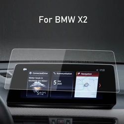 Tempered glass screen protector For BMW X2 F39 2018 -2021 8.8 inch 10.25 inch car interior GPS navigation Anti-scratch  film