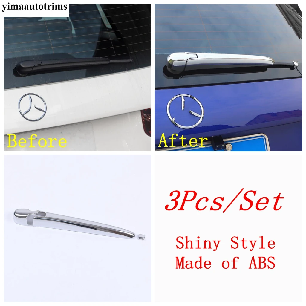 Car Accessories Rear Trunk Window Wiper Rain Decoration Cover Trim For Mercedes Benz B GLB GLA Class W247 X247 H247 2020 - 2024