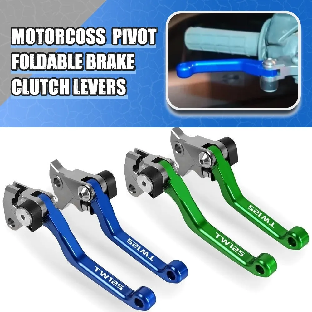 

For YAMAHA TW125 1999 2000 2001 2002 2003 2004 Motorcoss Pit Dirt Bike Pivot Foldable Brake Clutch Levers Brake Levers TW125
