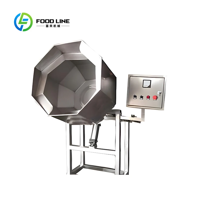 

Customized Detachable Design Roller Flavoring Machine Easy to Clean Flavor Machinery