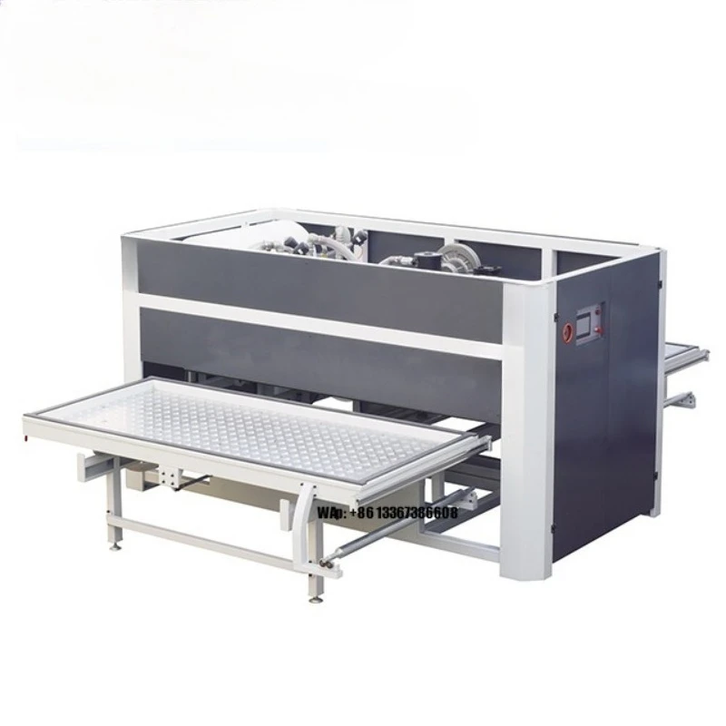 Double Station Woodworking Machinery High Quality Automatical Vacuum Membrane Press Machine