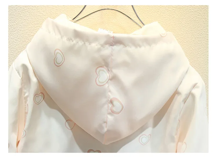 Niedliche Chiikawas Hachiware Usagi Mädchen Kapuzenjacke, Kinder-Windjacke, Outdoor-Freizeitjacke, wasserdichte Jacke, Reißverschlussjacke, Oberbekleidung. – Detail 8