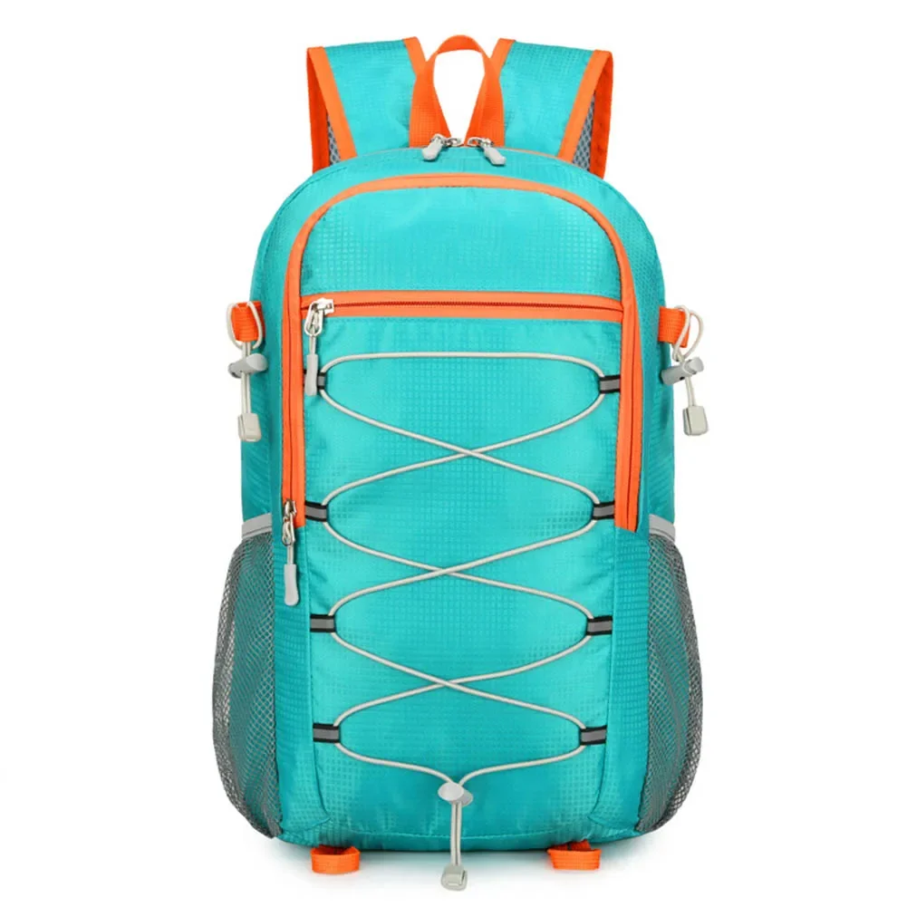 Versatile Foldable Backpack Water-Resistant Design Comfortable Adjustable Shoulder Straps Polyester Camping Supplies