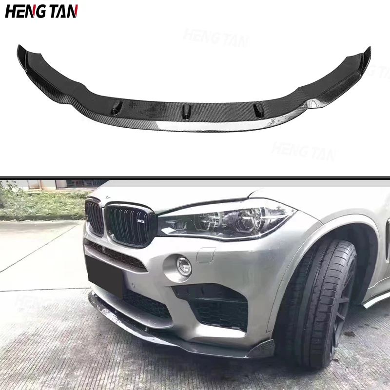 

Carbon Fiber Car Front Bumper Splitter Front Lip Chin Spoiler Diffuser For BMW X5M F85 X6M F86 Parts Upgrade Body kit