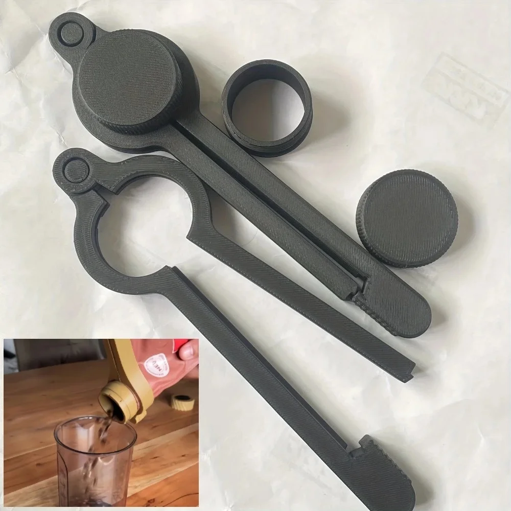 3D Printed Coffee Bag Sealing Clip with Pour Spout Moisture Proof Bag Sealer Clip with Dispenser Plastic Long-lasting