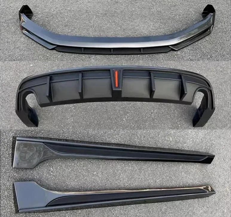 

High Quality Car ABS Bright Black Bumper Front Lip Rear Diffuser Side Skirt Spoiler Body Kit For Mazda 6 Atenza 2020-2023