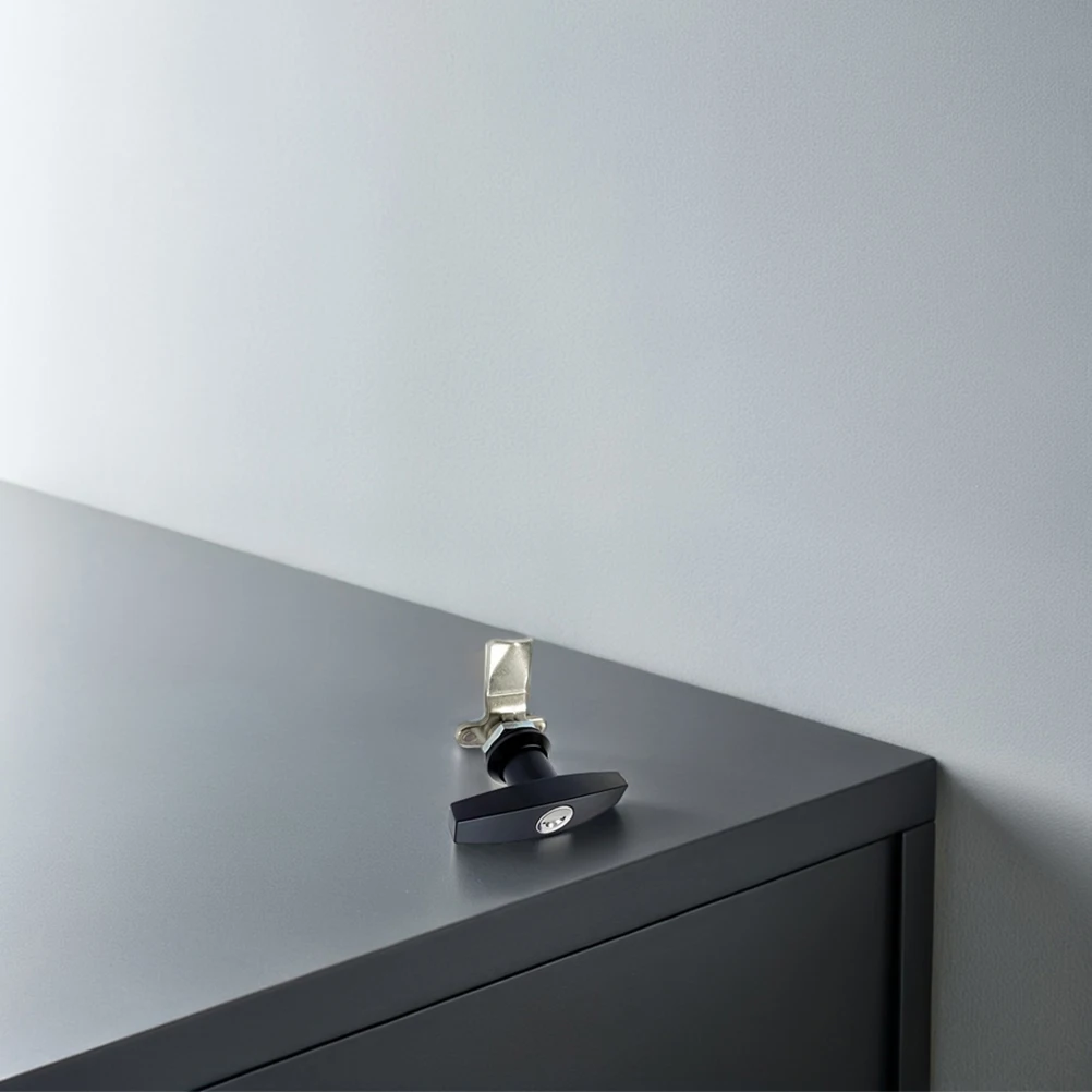 

1 set 1 Set Cabinet Door Zinc Alloy Durable Cylinder Lock For Rv Truck Garage Storage Mailbox Drawer Replacement T-Handle Secure