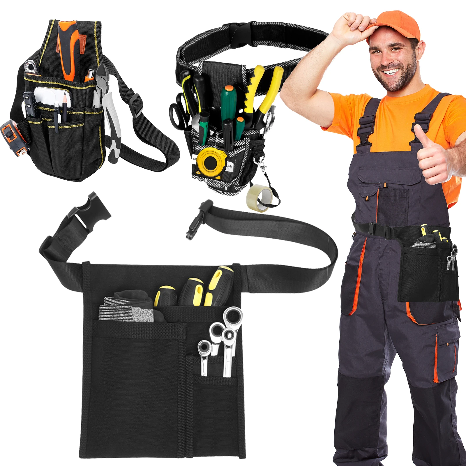 

Регулируемая поясная сумка-пояс для инструментов для садоводства, флористики, ремонта, столярных работ, деревообработки